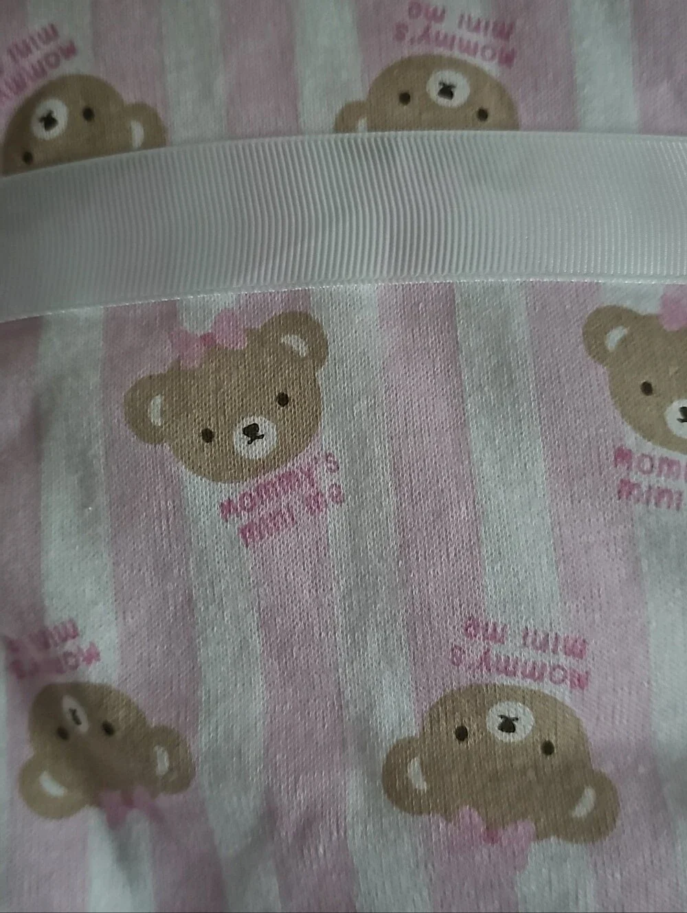 Pink Bear Burp Cloths - 3 Pack